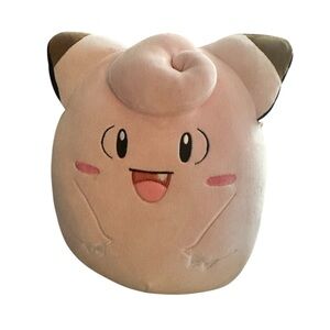 Clefairy Squishmallow Jazwares Pokémon 12” Large Plush Pink